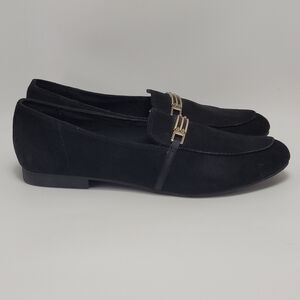 Brash Block Heel Slip On Loafers Size 8.5 Black